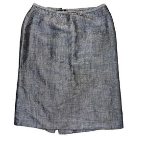 Calvin Klein Size 2 Gray‎ Heathered Pencil Skirt